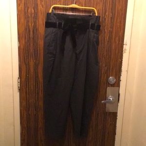 Zara Woman High-waisted Ankle Pant w/ Belt